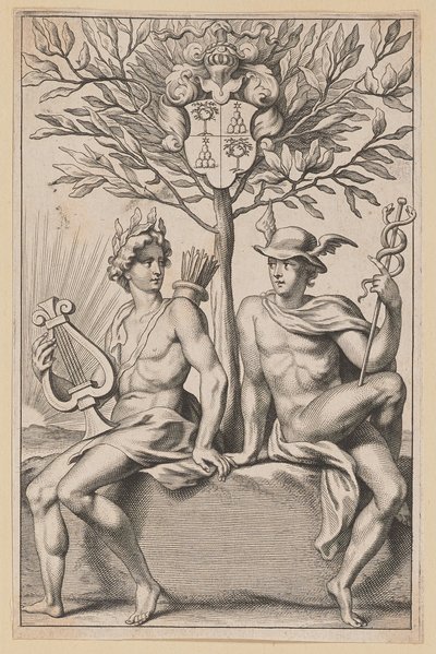 Strona tytułowa dla Philomathi Musae Juveniles autorstwa Netherlandish 17th Century after Sir Peter Paul Rubens