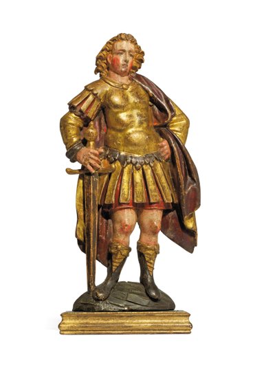 Relief ajouree żołnierza, I poł. XVII w. (paczka drewno złocone) autorstwa Netherlandish School