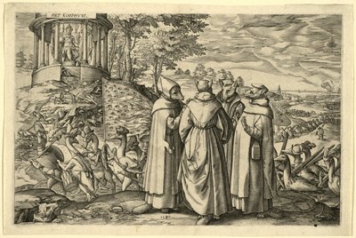 Alegoria Klęski Księcia Alvy w Brielle, 1580 autorstwa Netherlandish School