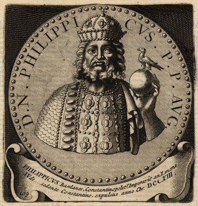 Cesarz bizantyjski Filipikos. autorstwa Netherlandish School