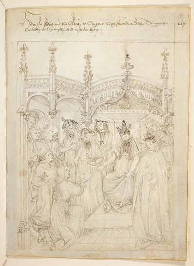 Bawełna Juliusz E. IV, art. 6, „Korowód Beauchamp”, c.1483 (atrament na welinie) autorstwa Netherlandish School