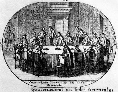 Gubernatorzy Suwerennej Kompanii Holenderskiej Kompanii Wschodnioindyjskiej, początek XVIII wieku autorstwa Netherlandish School
