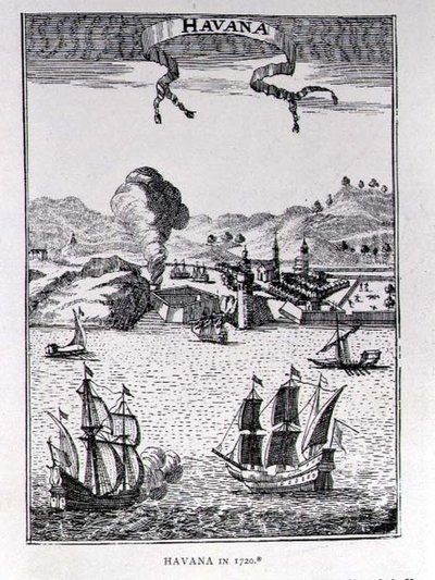 Hawana, z Gages Voyages, Amsterdam, 1720 autorstwa Netherlandish School