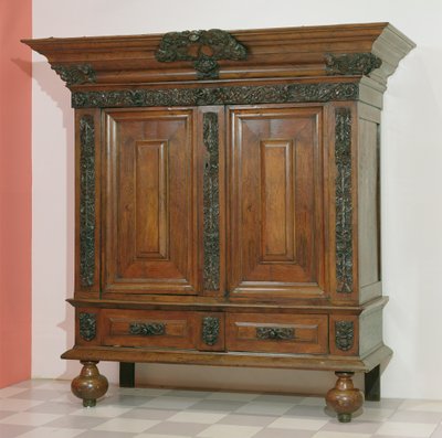 Kas, ok.1675-1700 (orzech i dąb) autorstwa Netherlandish School