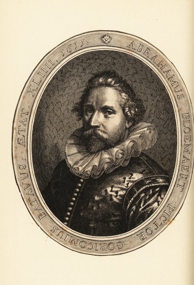 Portret Abrahama Bloemaerta, holenderskiego malarza i grafika, rytownika i grawera, Haarlem Mannerist autorstwa Netherlandish School