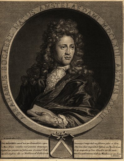 Portret Abrahama Bogaerta 1653-1727. autorstwa Netherlandish School