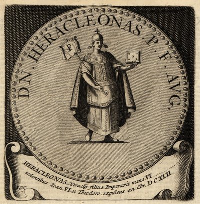 Portret cesarza bizantyjskiego Heraklonasa. autorstwa Netherlandish School