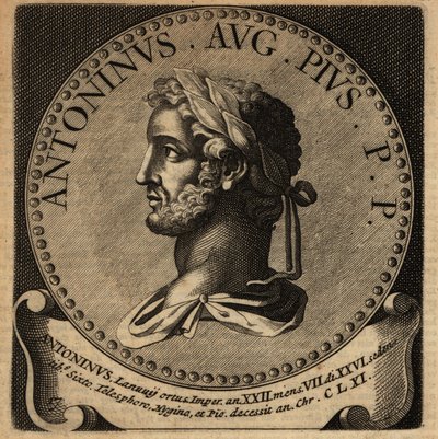 Portret cesarza rzymskiego Antonina Piusa. autorstwa Netherlandish School