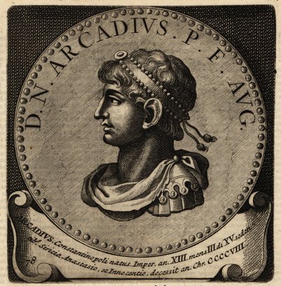 Portret cesarza rzymskiego Arkadiusza. autorstwa Netherlandish School