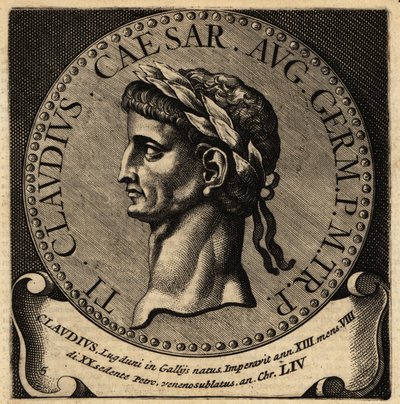 Portret cesarza rzymskiego Klaudiusza. autorstwa Netherlandish School