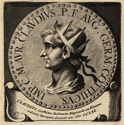 Portret cesarza rzymskiego Klaudiusza II. autorstwa Netherlandish School