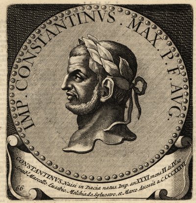Portret cesarza rzymskiego Konstantyna Wielkiego. autorstwa Netherlandish School