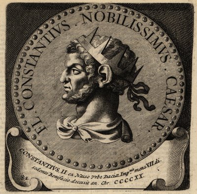 Portret cesarza rzymskiego Konstancjusza II. autorstwa Netherlandish School