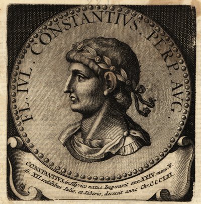 Portret cesarza rzymskiego Konstancjusza II. autorstwa Netherlandish School