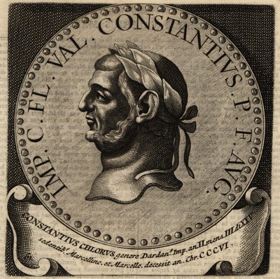 Portret cesarza rzymskiego Konstancjusza I. autorstwa Netherlandish School