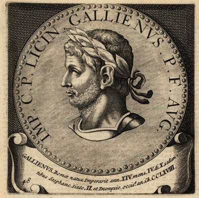 Portret cesarza rzymskiego Gallienusa. autorstwa Netherlandish School