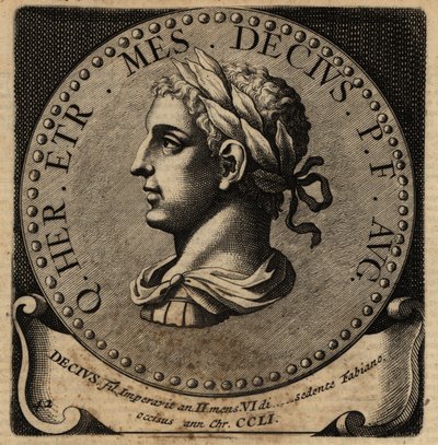 Portret cesarza rzymskiego Herennius Etruscus. autorstwa Netherlandish School
