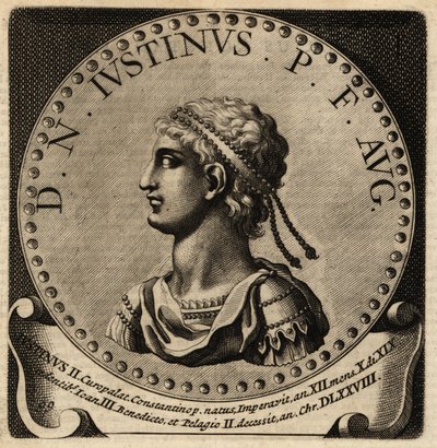 Portret cesarza rzymskiego Justyna II. autorstwa Netherlandish School