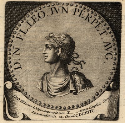 Portret cesarza rzymskiego Leona II. autorstwa Netherlandish School