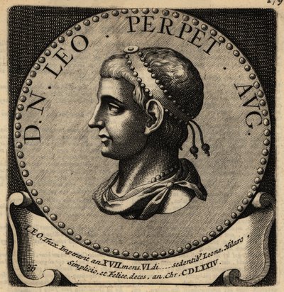 Portret cesarza rzymskiego Leona I. autorstwa Netherlandish School