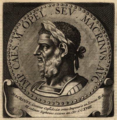 Portret cesarza rzymskiego Makrynus. autorstwa Netherlandish School