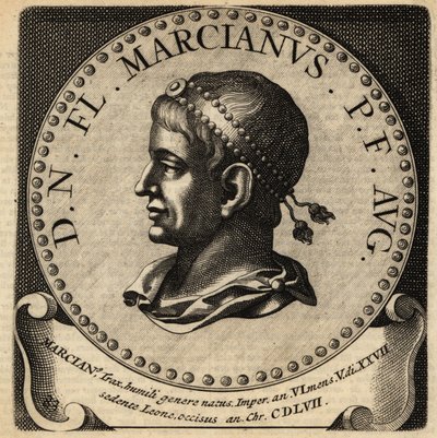 Portret cesarza rzymskiego Marcjana. autorstwa Netherlandish School