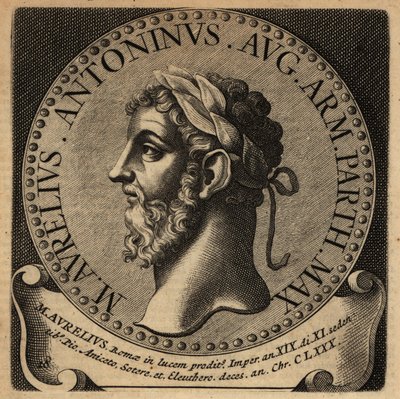 Portret cesarza rzymskiego Marka Aureliusza. autorstwa Netherlandish School