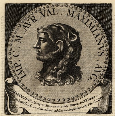Portret cesarza rzymskiego Maksymiana. autorstwa Netherlandish School