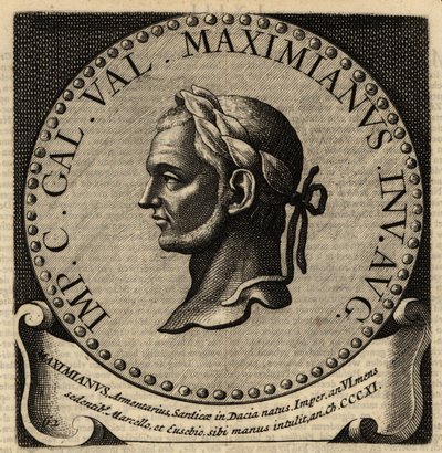 Portret cesarza rzymskiego Maksymiana. autorstwa Netherlandish School