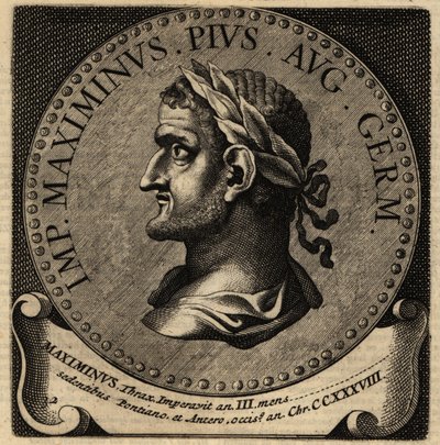 Portret cesarza rzymskiego Maximinusa Thraxa. autorstwa Netherlandish School