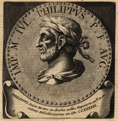 Portret cesarza rzymskiego Filipa Araba. autorstwa Netherlandish School