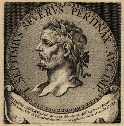Portret cesarza rzymskiego Septymiusza Sewera autorstwa Netherlandish School