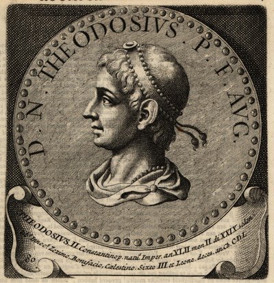 Portret cesarza rzymskiego Teodozjusza II. autorstwa Netherlandish School