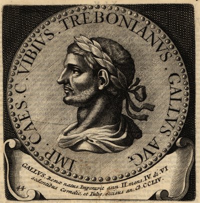 Portret cesarza rzymskiego Trebonianusa Gallusa. autorstwa Netherlandish School