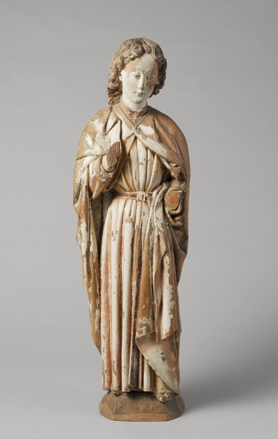 Święty Jan Ewangelista Meester van Koudewater, c. 1470 (orzech) autorstwa Netherlandish School
