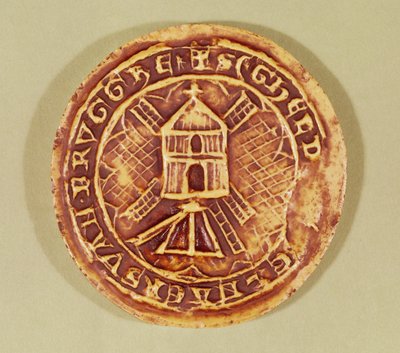 Pieczęć gildii młynarzy w Brugii, 1407 autorstwa Netherlandish School