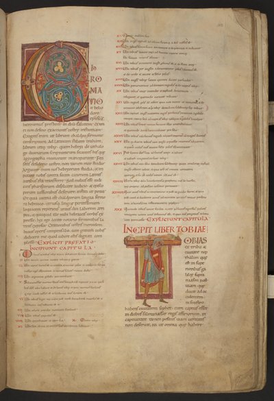 Biblia Stavelot, Add MS 28107, f.102r autorstwa Netherlandish School