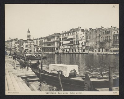 Widok na Canal Grande w Wenecji Wenecja - Canal Grande - Veduta generale (tytuł na obiekcie) autorstwa Neue Photographische Gesellschaft