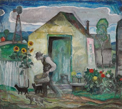 Stary Albert, ok. 1928 (olej na płótnie) autorstwa Newell Convers Wyeth