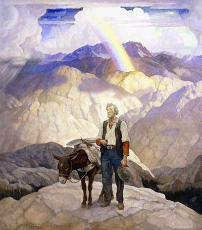 Poszukiwacz autorstwa Newell Convers Wyeth