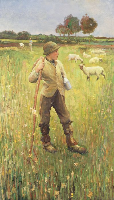 Młody pasterz autorstwa Newlyn School
