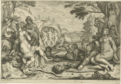 Diana na Kallisto autorstwa Nicaise de Ruyter
