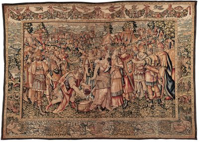 Gobelin historyczny, pierwsza ćw. XVII w. autorstwa Nicasius Aerts