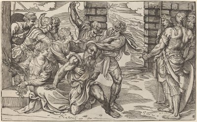 Samson i Dalila autorstwa Niccolò Boldrini after Titian