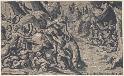Ucieczka Cloelii, 1540-50., 1540-50. autorstwa Niccolo Vicentino