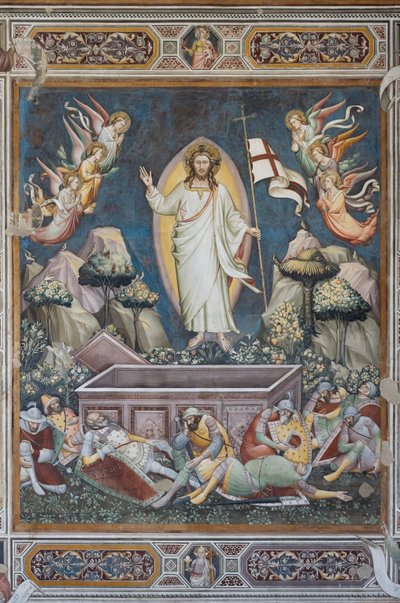 Sceny z życia Chrystusa: Zmartwychwstanie autorstwa Niccolo di Pietro Gerini
