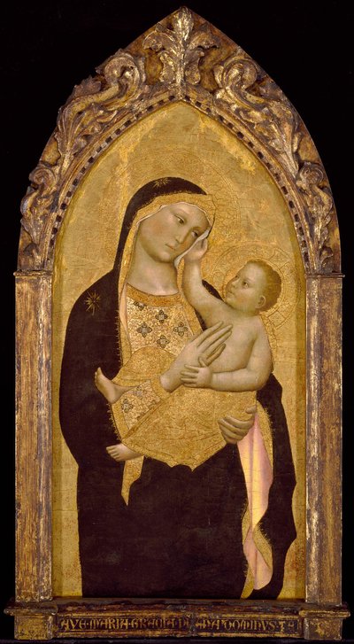 Dziewica z Dzieciątkiem autorstwa Niccolo di Pietro Gerini