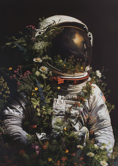 Kwitnący astronauta autorstwa Nicebleed