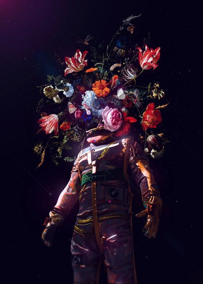 Astronauta z Kosmicznego Ogrodu autorstwa Nicebleed