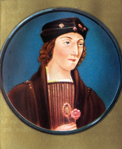 Henryk VII Portret autorstwa Nicholas (after) Hilliard
